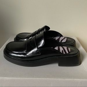 Zara summer leather mule